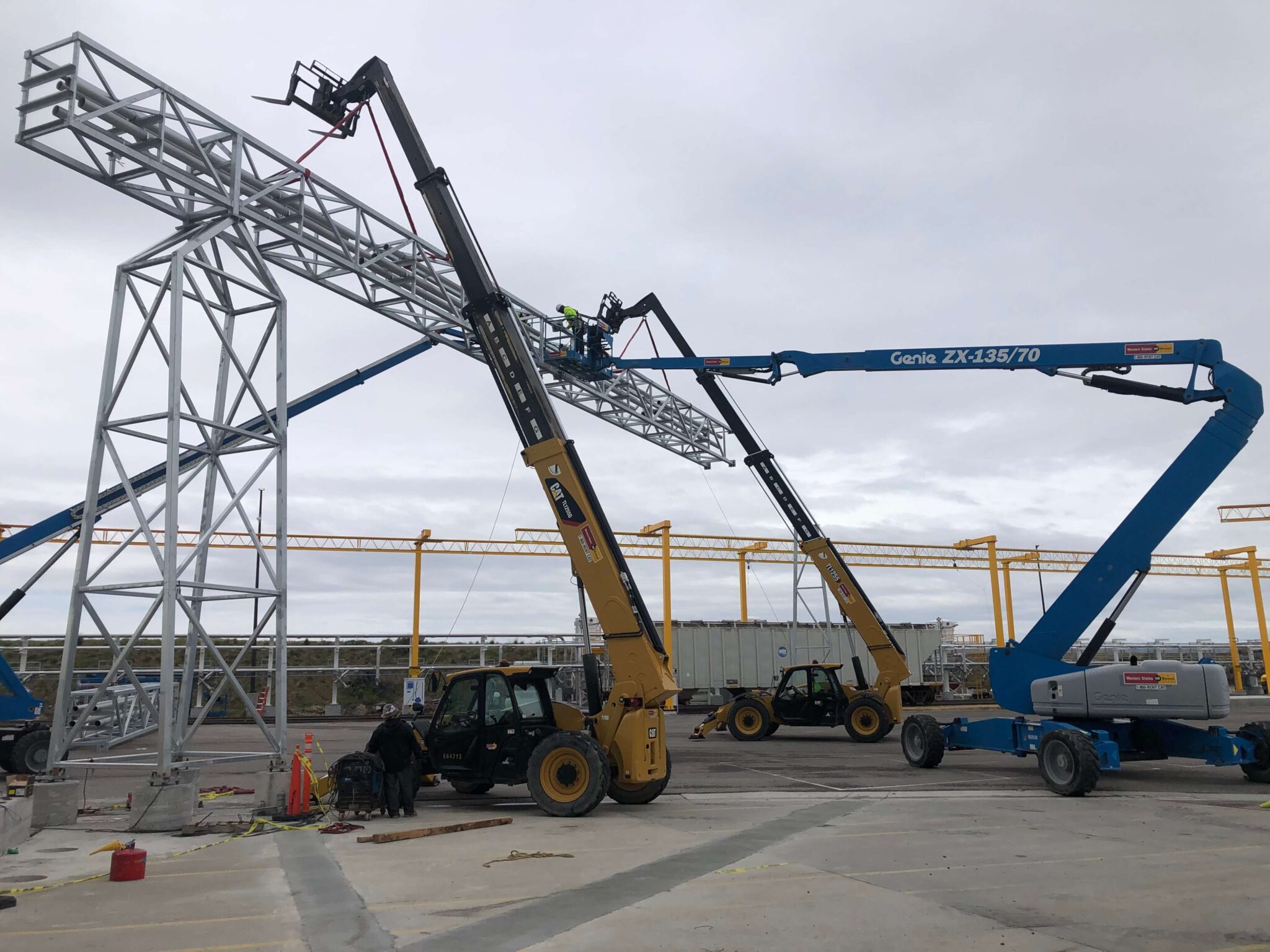 T-10 Steel Fabrication Waco, Texas Pipe Bridge