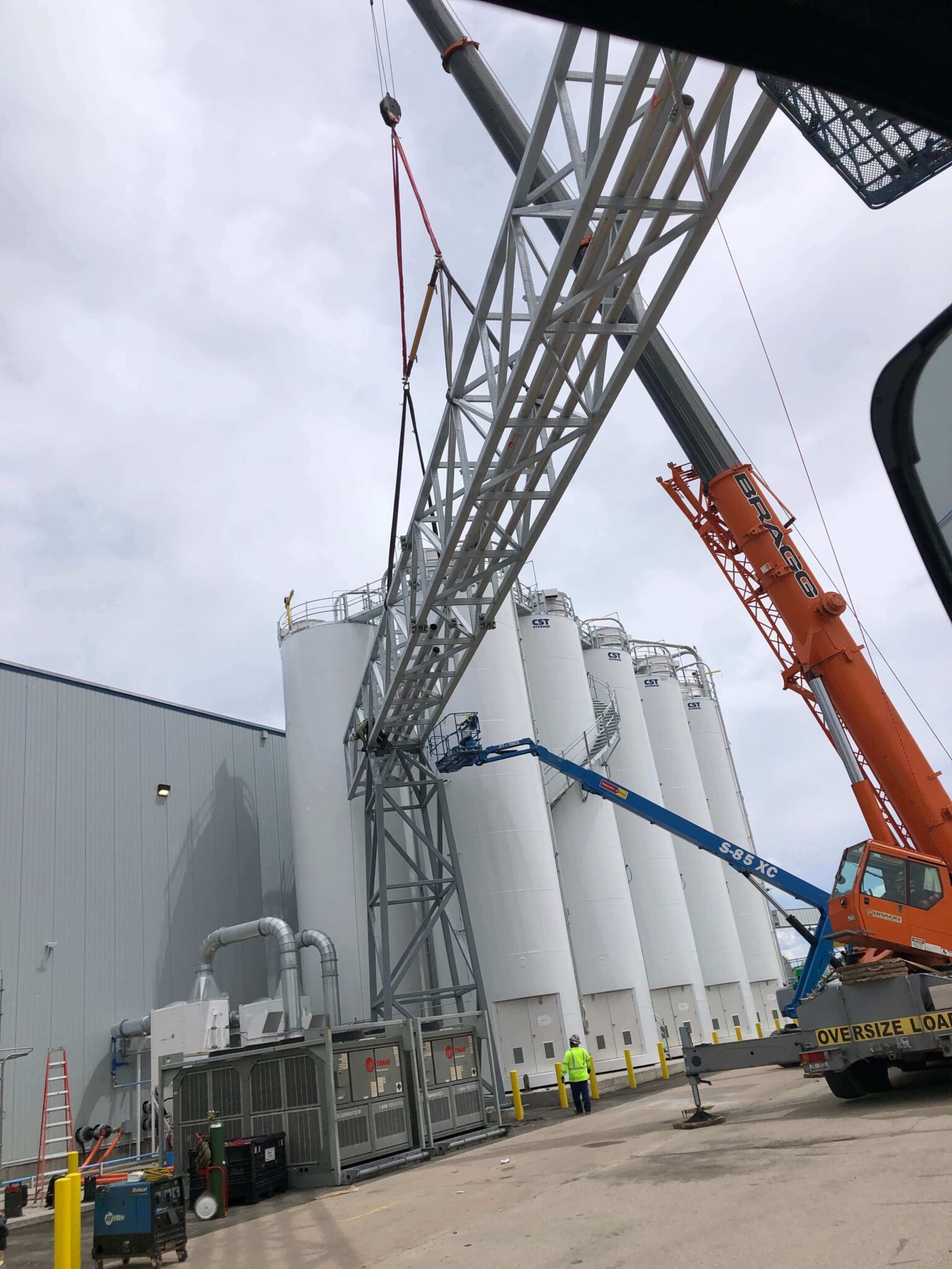 T-10 Steel Fabrication Waco, Texas Pipe Bridge