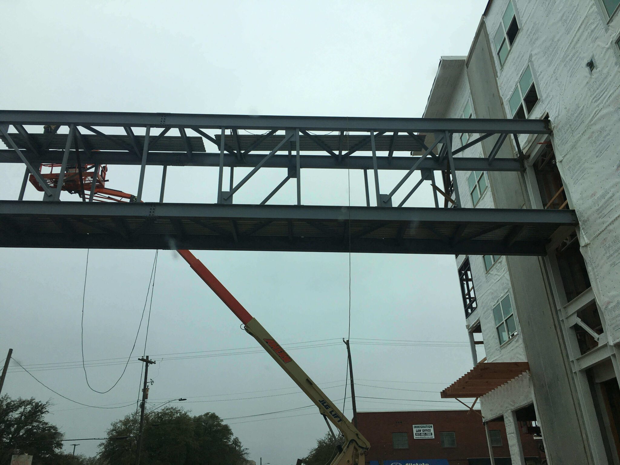 T-10 Steel Fabrication Waco, Texas Walk Bridge Construction